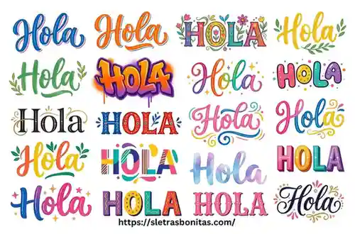 Ejemplo de letras bonitas para copiar y pegar